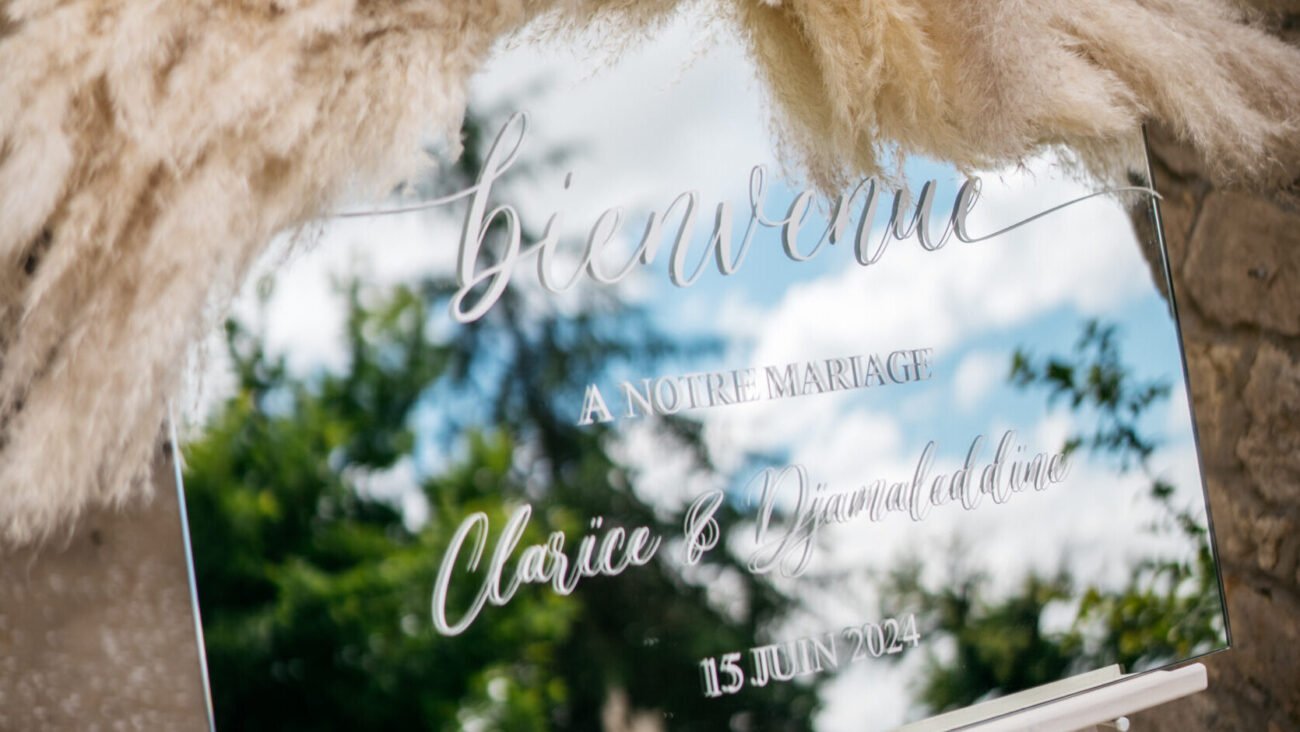 solight photo & vidéo de mariage Mariage de Clarice & Djamaleddine au Château du Mouillat