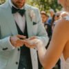 Echange des alliances detail mariage Grenoble Isere