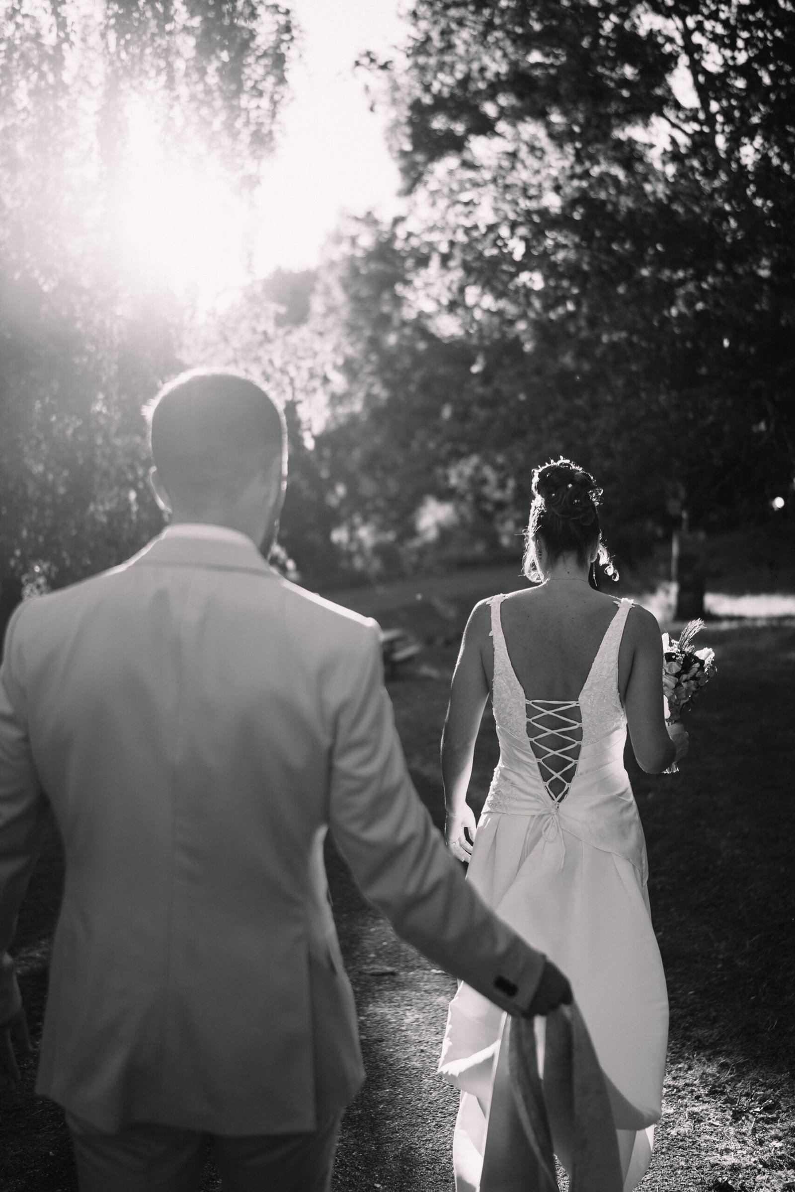 solight photo & vidéo de mariage Couple en noir et blanc mariage Grenoble Isere